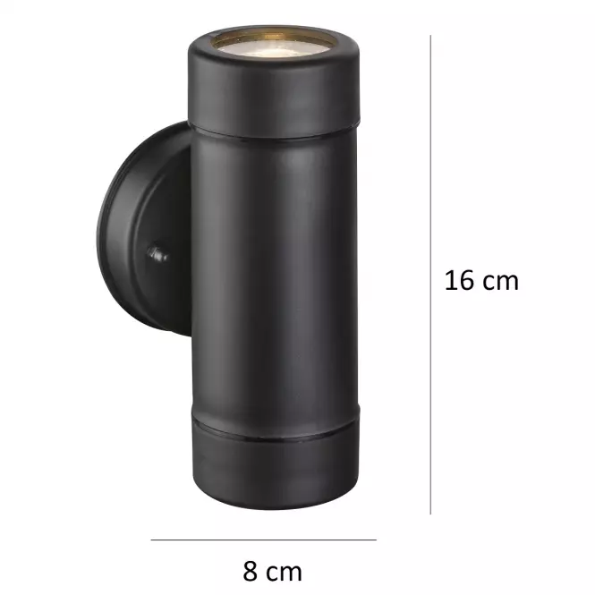 Kerti lámpa 32005-2 Fekete LED IP44 KGD1,3