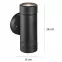 Kerti lámpa 32005-2 Fekete LED IP44 KGD1,3