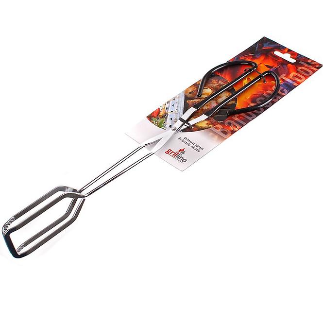 Krómozott grill fogó, BBQ 38 cm