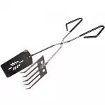 Krómozott grill fogó, BBQ 38 cm