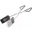 Krómozott grill fogó, BBQ 38 cm
