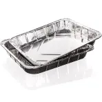 Alumínium grilltartály készlet, 22,5x17,5x3,5 cm, 2 db