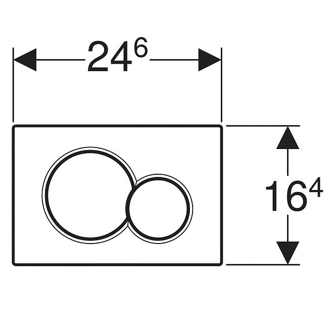 Gomb Sigma 01 115.770.21.5 CH P