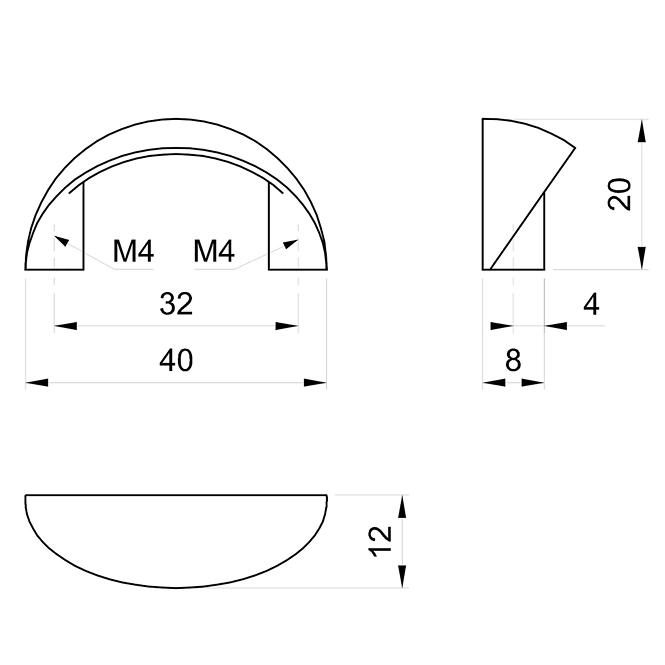 Fogantyú a027-32-un01/atlas