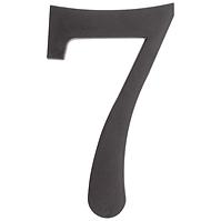 Fekete műanyag szám 7
