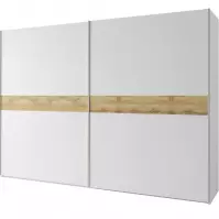 Szekrény Gamma 300 cm tölgy wotan/fehér