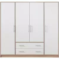 Smart szekrény SR1 200 cm tölgy sonoma/fehér