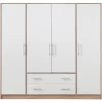 Smart szekrény SR1 200 cm tölgy sonoma/fehér