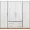 Smart szekrény SR1 200 cm tölgy sonoma/fehér