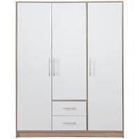 Szekrény Smart SR2 150 cm tölgy sonoma/fehér