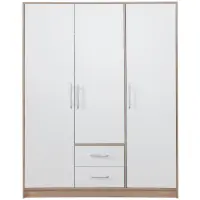 Szekrény Smart SR2 150 cm tölgy sonoma/fehér