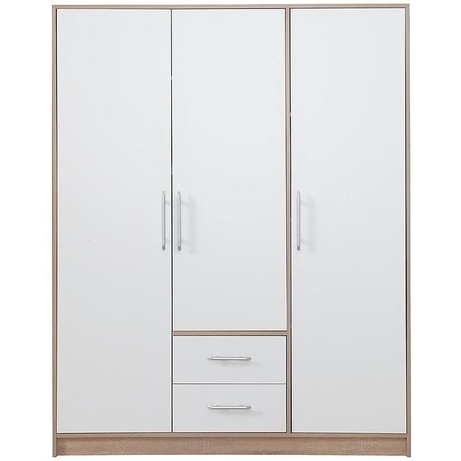 Szekrény Smart SR2 150 cm tölgy sonoma/fehér