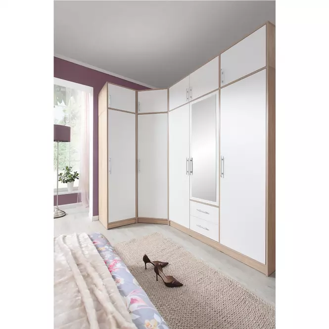 Szekrény Smart SR4 95 cm tölgy sonoma/fehér