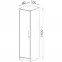 Szekrény Smart SR5 50 cm tölgy sonoma/fehér,4