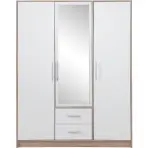 Szekrény Smart SRl1 150 cm tölgy sonoma/fehér