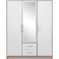 Szekrény Smart SRl1 150 cm tölgy sonoma/fehér