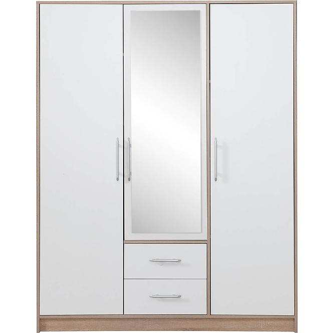 Szekrény Smart SRl1 150 cm tölgy sonoma/fehér