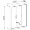 Szekrény Smart SRl1 150 cm tölgy sonoma/fehér,4