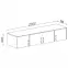 Kiegészítő elem Smart szekrényhez SRN1 200 cm tölgy sonoma/ fehér,4