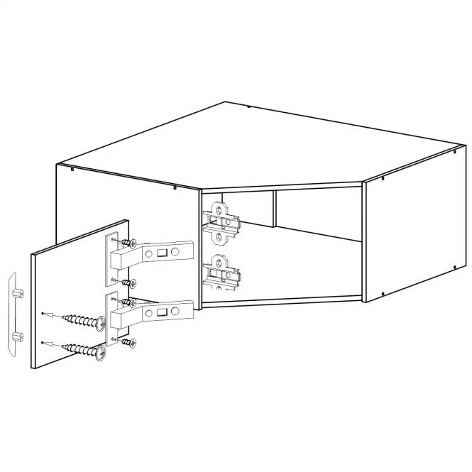Kiegészítő elem Smart szekrényhez SRN4 95 cm tölgy sonoma/ fehér