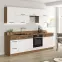 Konyhabútor Vigo fehér HG 260 munkalap nélkül,2