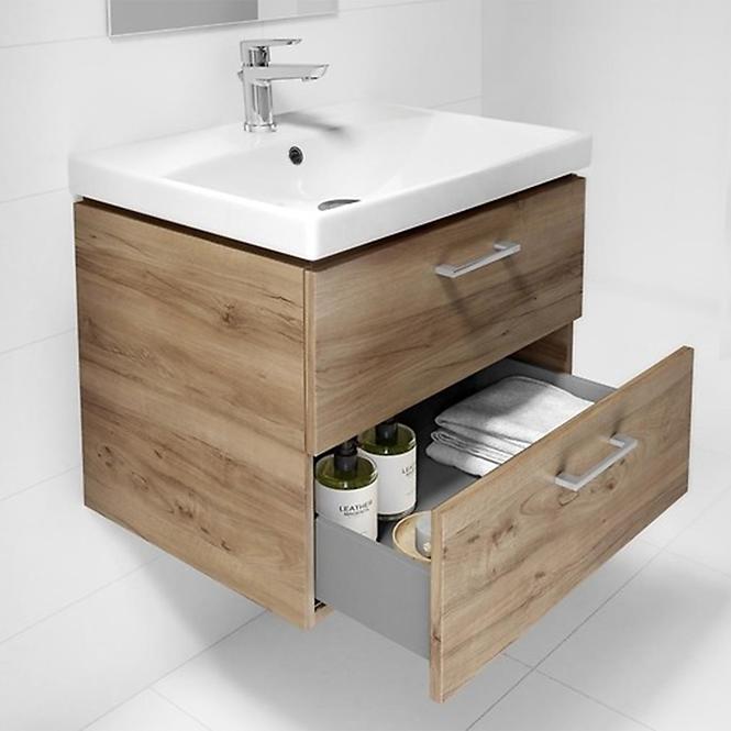 Fürdőszoba bútor készlet Lara Como 60 szekrény, mosdókagyló