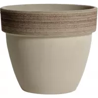 Virágcserép PALLADIO VULCANO kerámia szürke d30cm