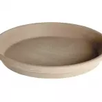 Virágcserép tál VULCANO kerámia szürke d23cm