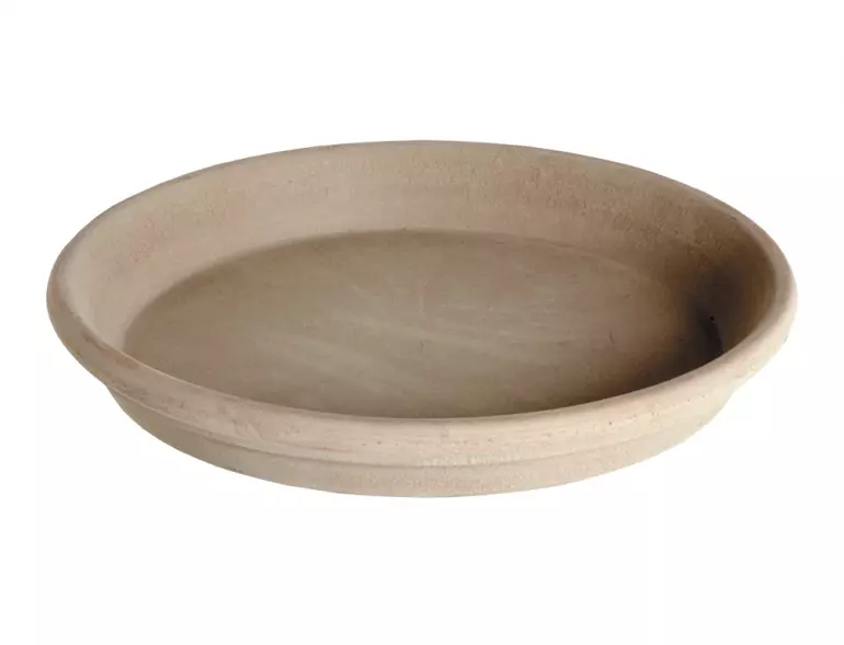 Virágcserép tál VULCANO kerámia szürke d23cm