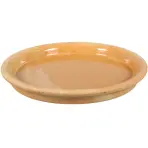 Virágcserép tál DISKO kerámia bézs melír d28cm