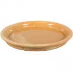 Virágcserép tál DISKO kerámia bazalt melír d32cm
