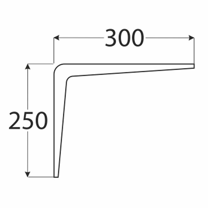 Konzol WS 300 BI300X250