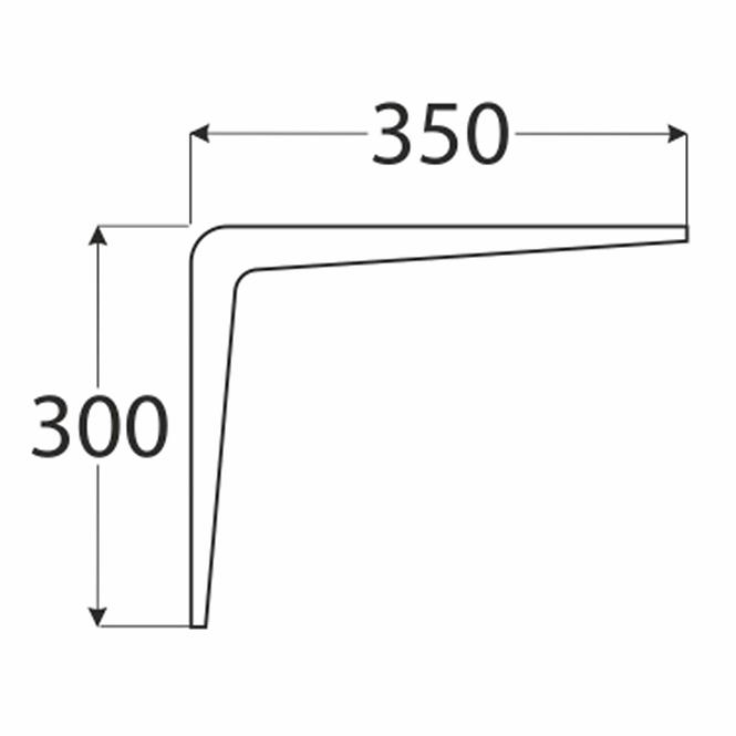 Konzol WS 350 BI350X300