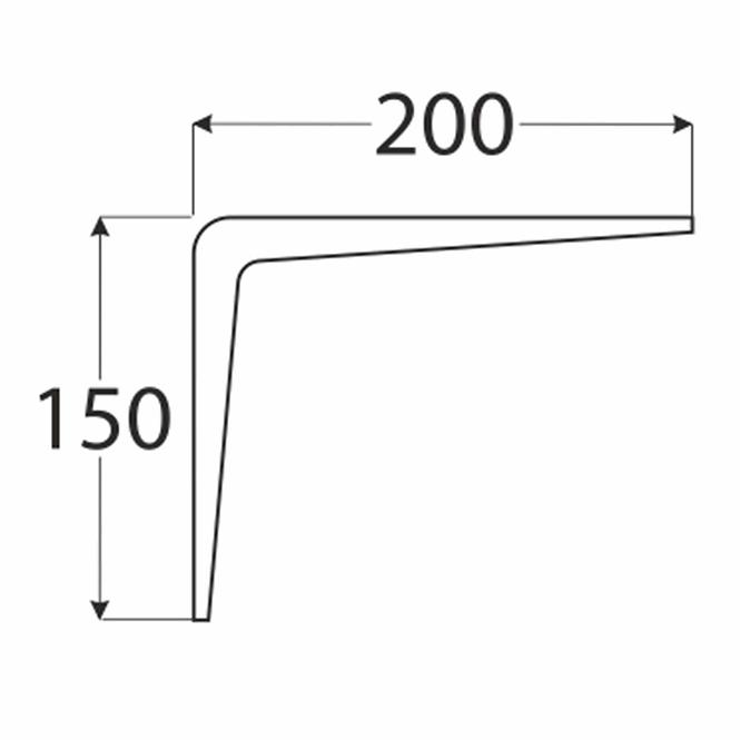 Konzol WS 200 SZ200X150