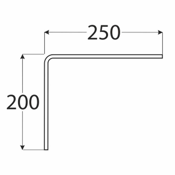 Konzol WSB 250 BI250X200