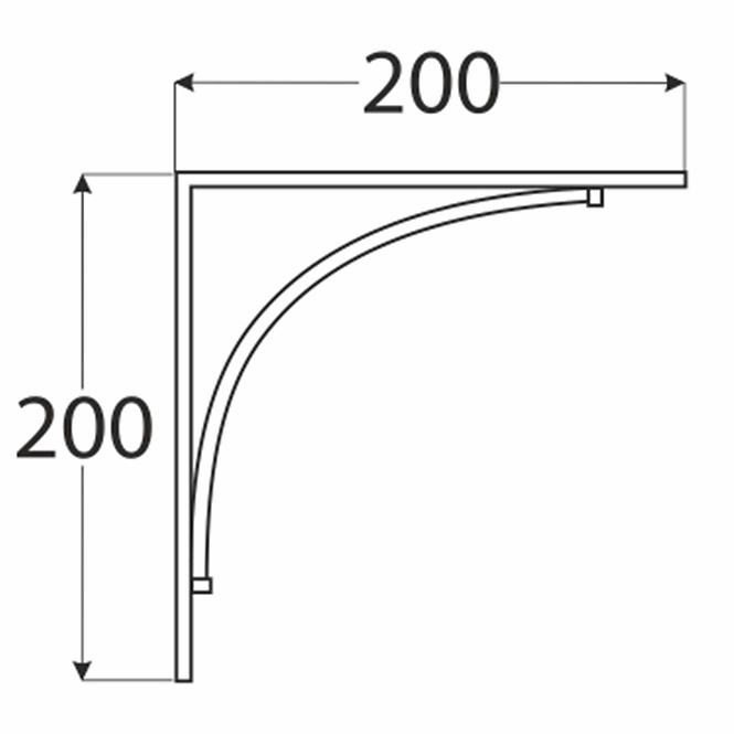 Konzol BOW 200 CMT200X200