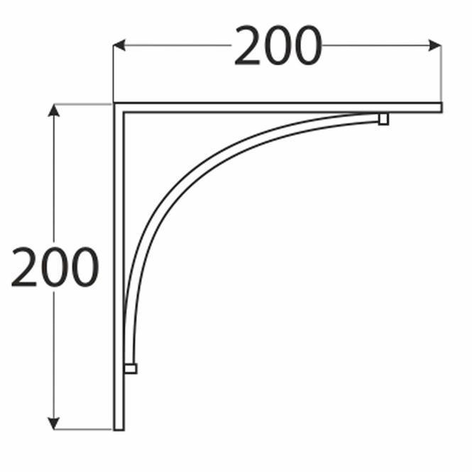 Konzol BOW 200 SRMT200X200