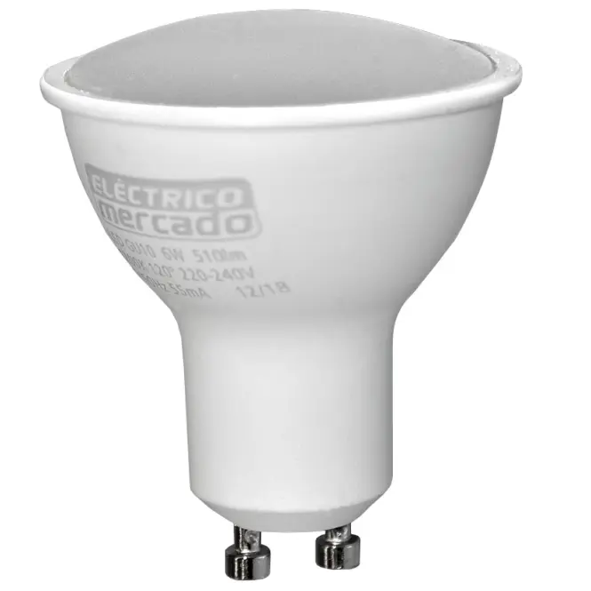 Izzó LED EM 6W GU10 4200K,2