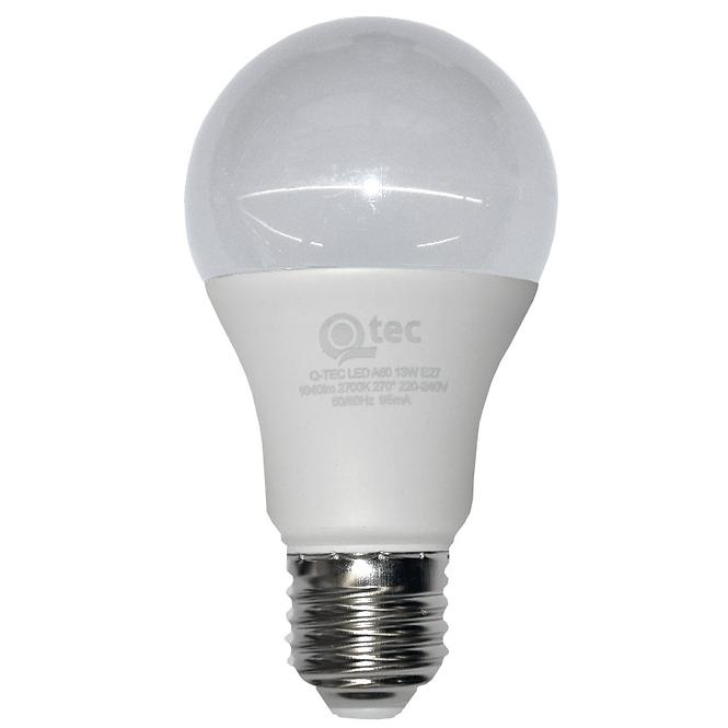 Izzó LED QTEC A60 13W E27 2700K