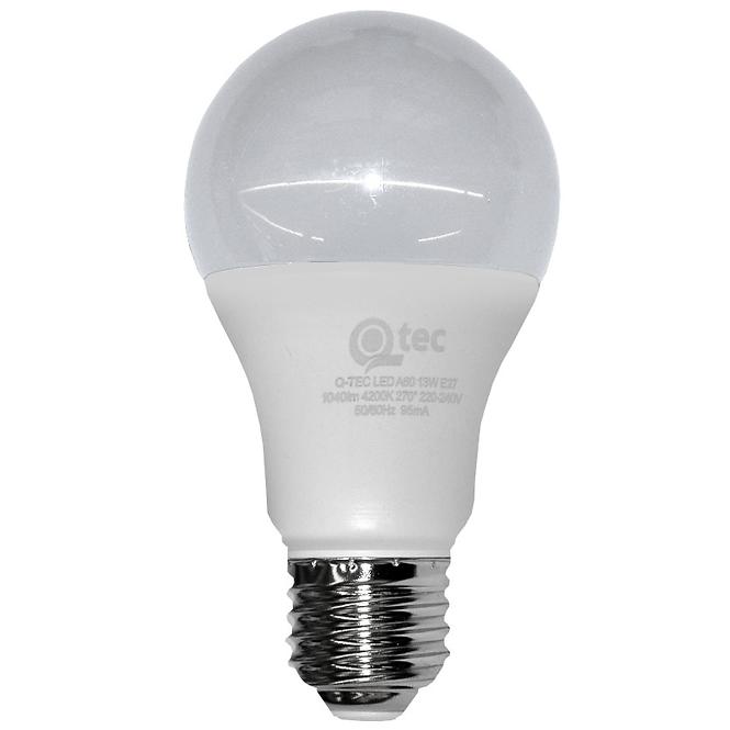 Izzó LED QTEC A60 13W E27 4200K