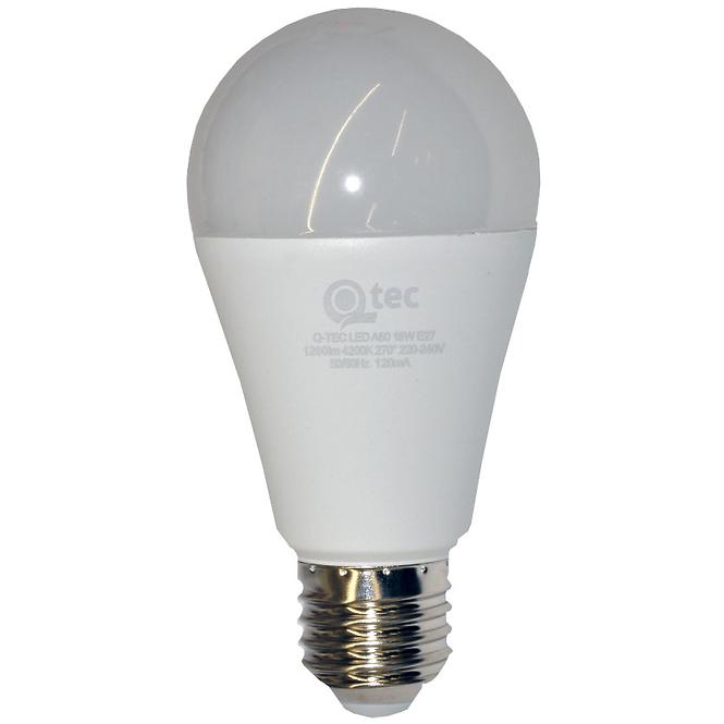 Izzó LED QTEC A60 16W E27 4200K