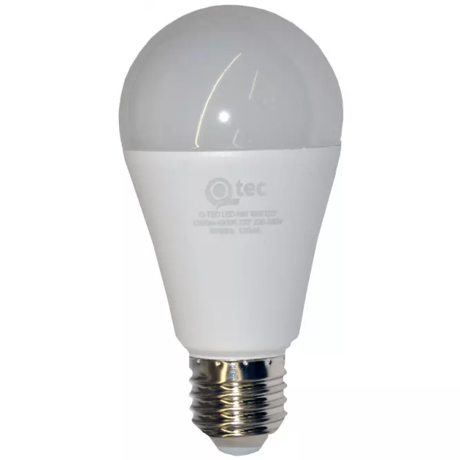 Izzó LED QTEC A60 16W E27 4200K,2