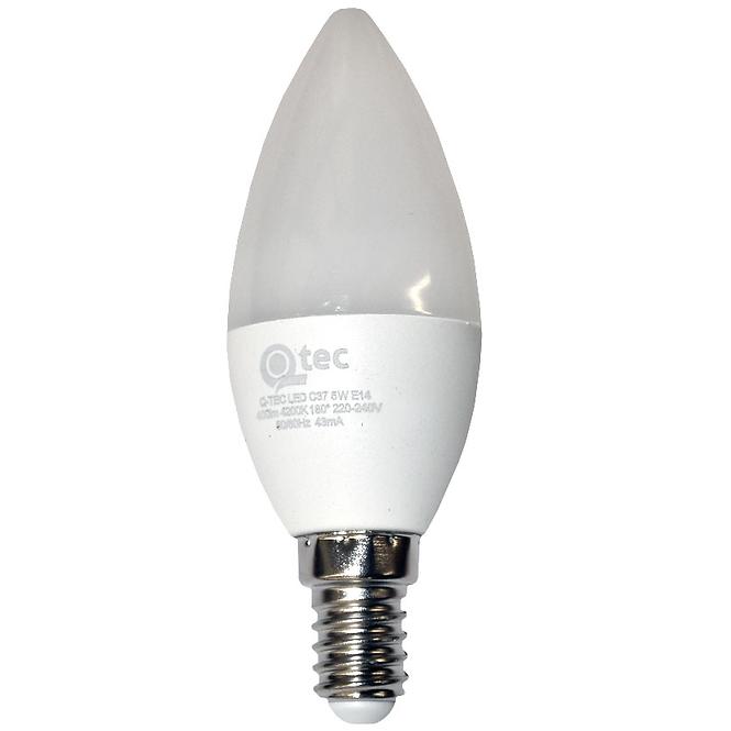 Izzó LED QTEC C37 5W E14 4200K