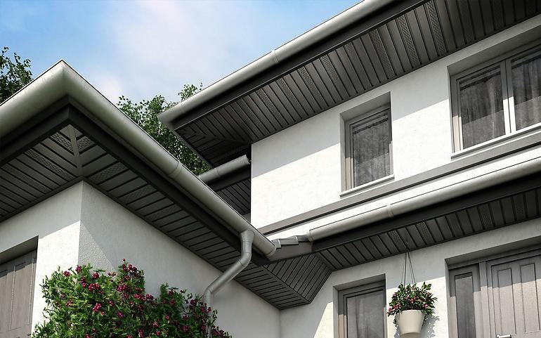 Soffit perforált PCV SVP-09 Grafit