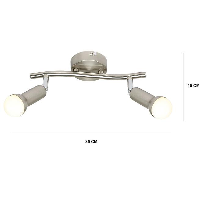 Lámpa ARC 92-63298 Szatén/nikkel LS2