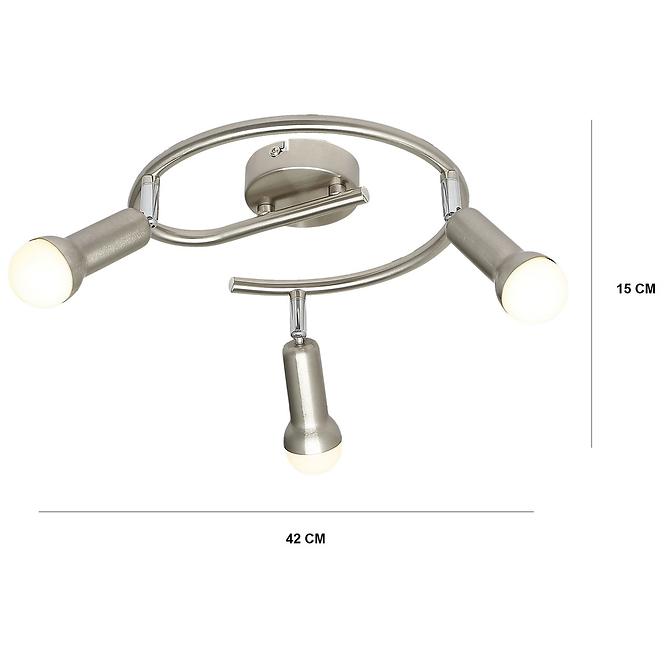 Lámpa ARC 98-63304 Szatén/nikkel SP3,3