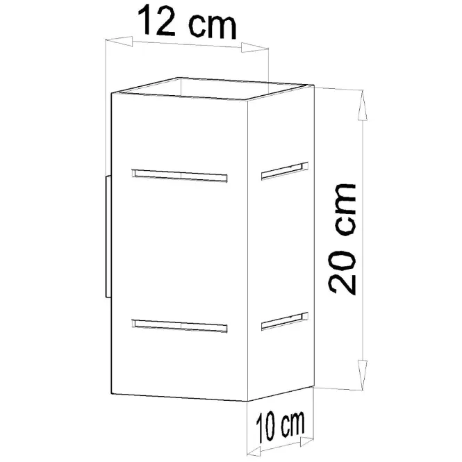 Fali lámpa Monreal WHITE A-477,3