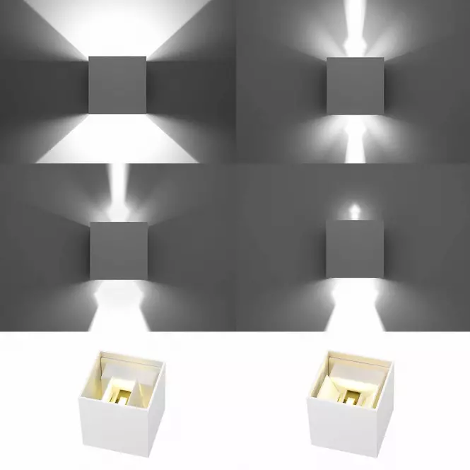 Fali lámpa Filadelfia WHITE LED