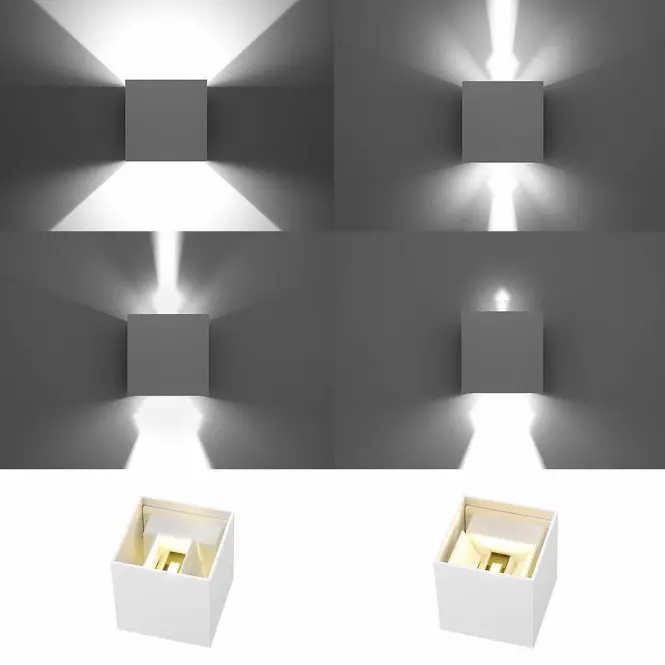 Fali lámpa Filadelfia WHITE LED,4