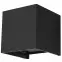 Fali lámpa Filadelfia BLACK LED,2